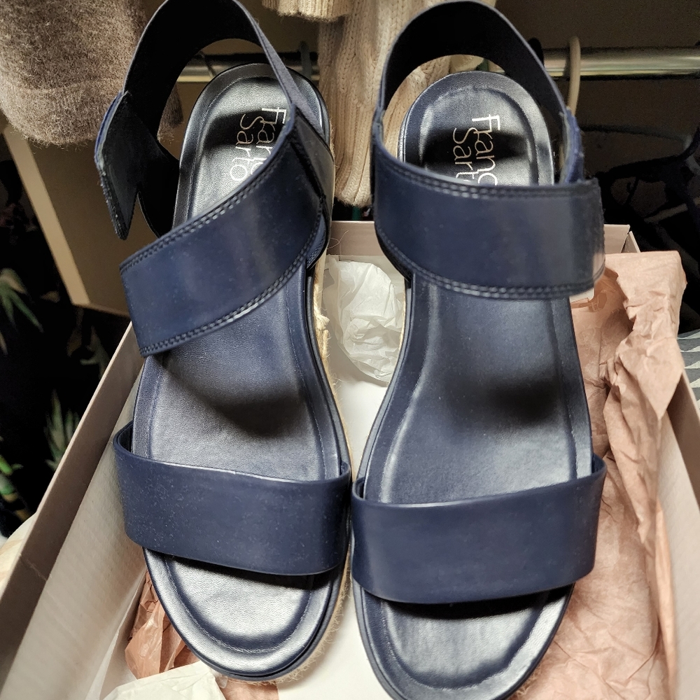 Blue sandals 👡